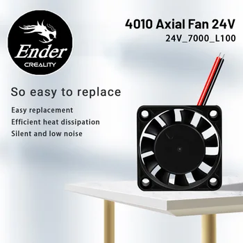 Creality Impresora 3D de Piezas 4010 Ventilador Axial 24V Silencio de la Disipación de Calor de Ender-3Series de Ender-5Series Hotend/de la Placa base